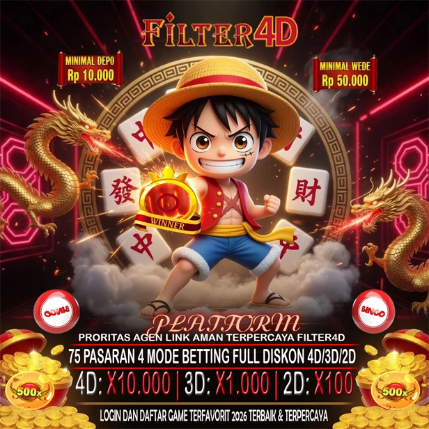 FILTER4D | Main Angka 4D Online dengan Hasil Live Tercepat